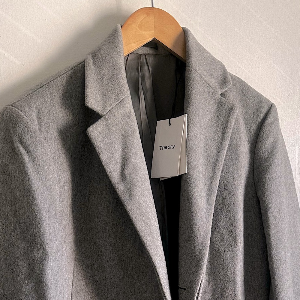 Theory Cashmere & Wool Over Coat